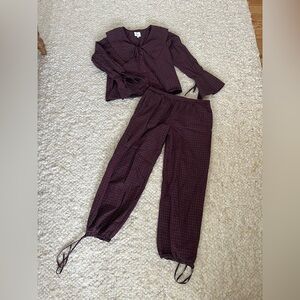 Things Between plaid set